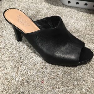 Franco Sarto Leather Open Toe Shoes